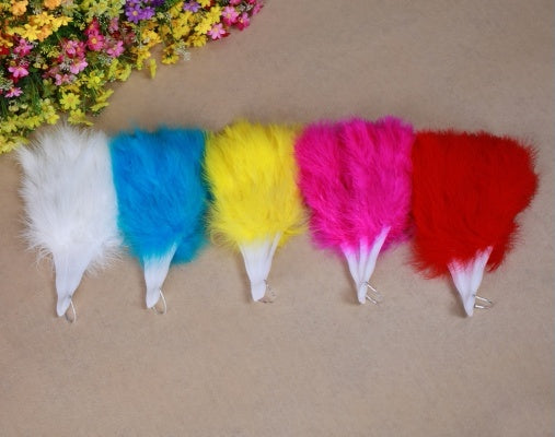 5 Colors Polyester fiber Belly Dance Fans Feather Fans Belly Dance Prop Stage Activities Tools