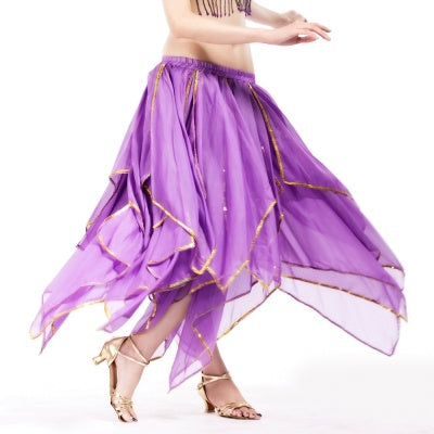 Professional And Sexy 9 Color 16 Leaves Skirt, Belly Dance Skirt, Chiffon Skirt, Performance Skirt, Tribal Skirt, Flax Dance skirt