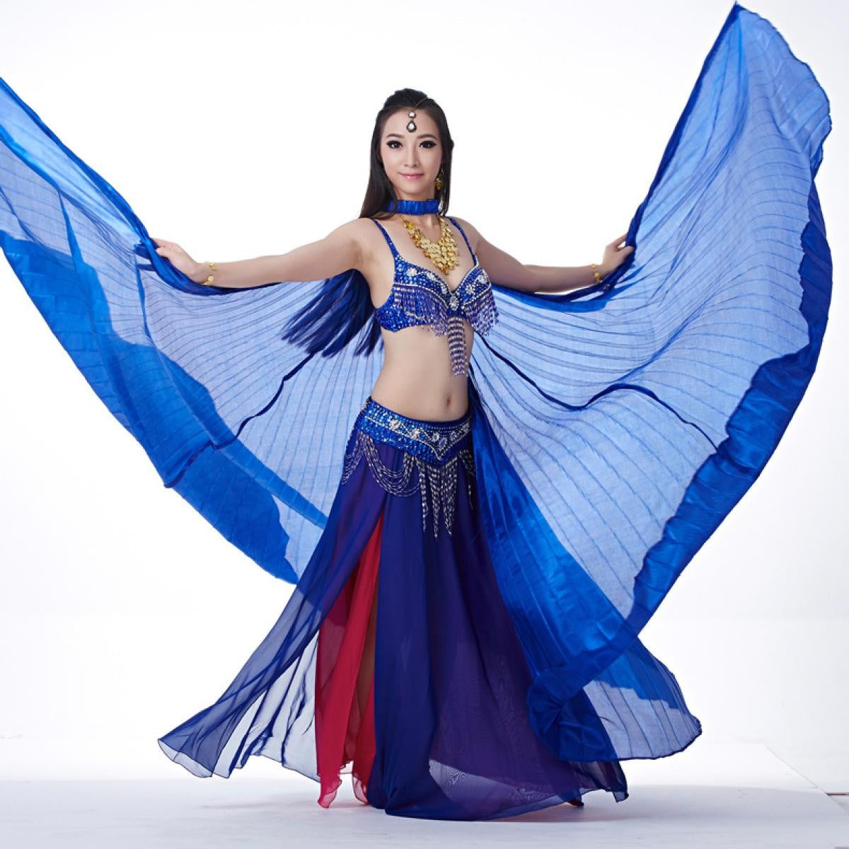 360 Degree Belly Dance Silk Wings Isis Wings Isis Wings, Golden wings, Silver Wings, Wings Props, Belly Dancing Wings