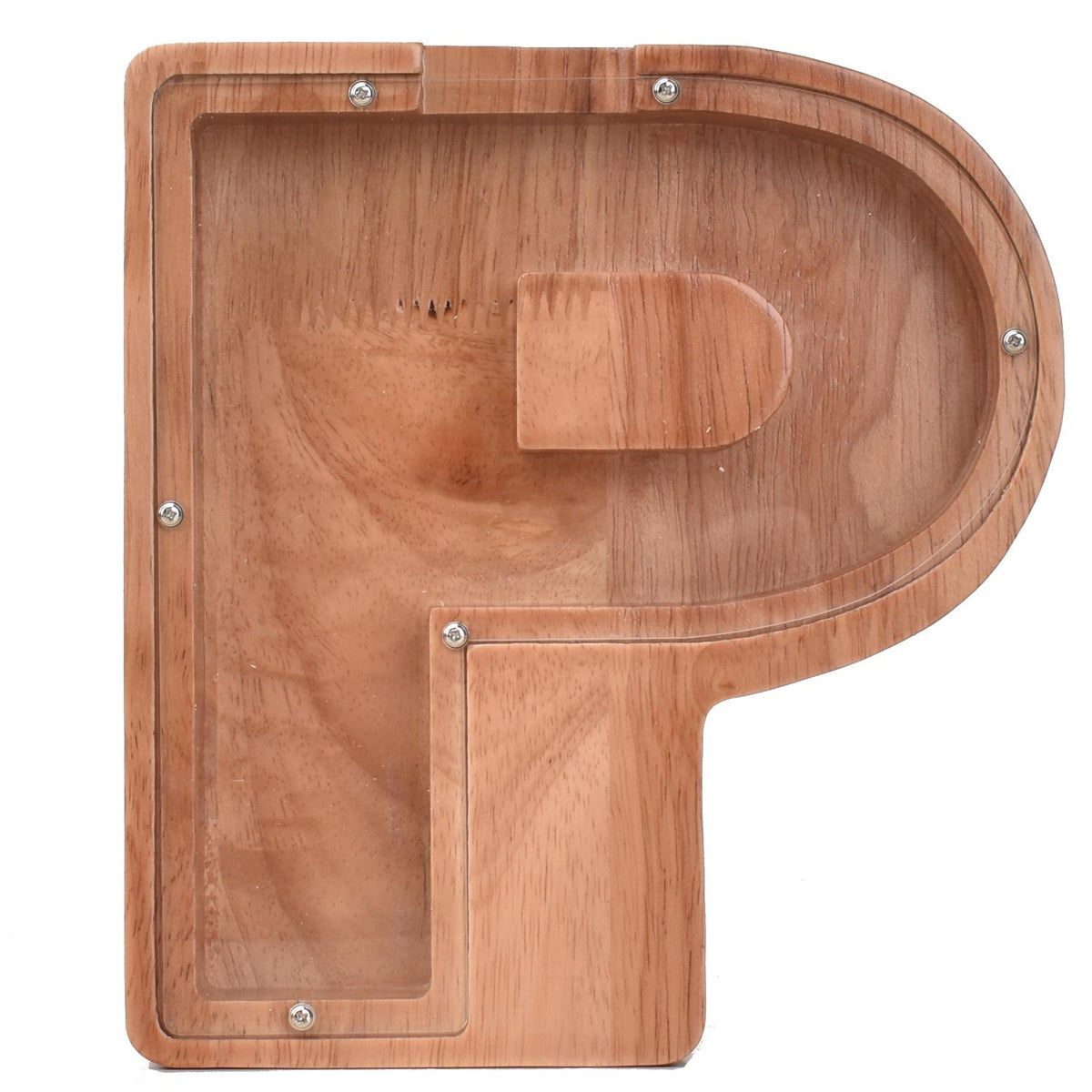 Creative Piggy Bank Nordic Style Wooden Letter Piggy Bank Thickness 4.5cm