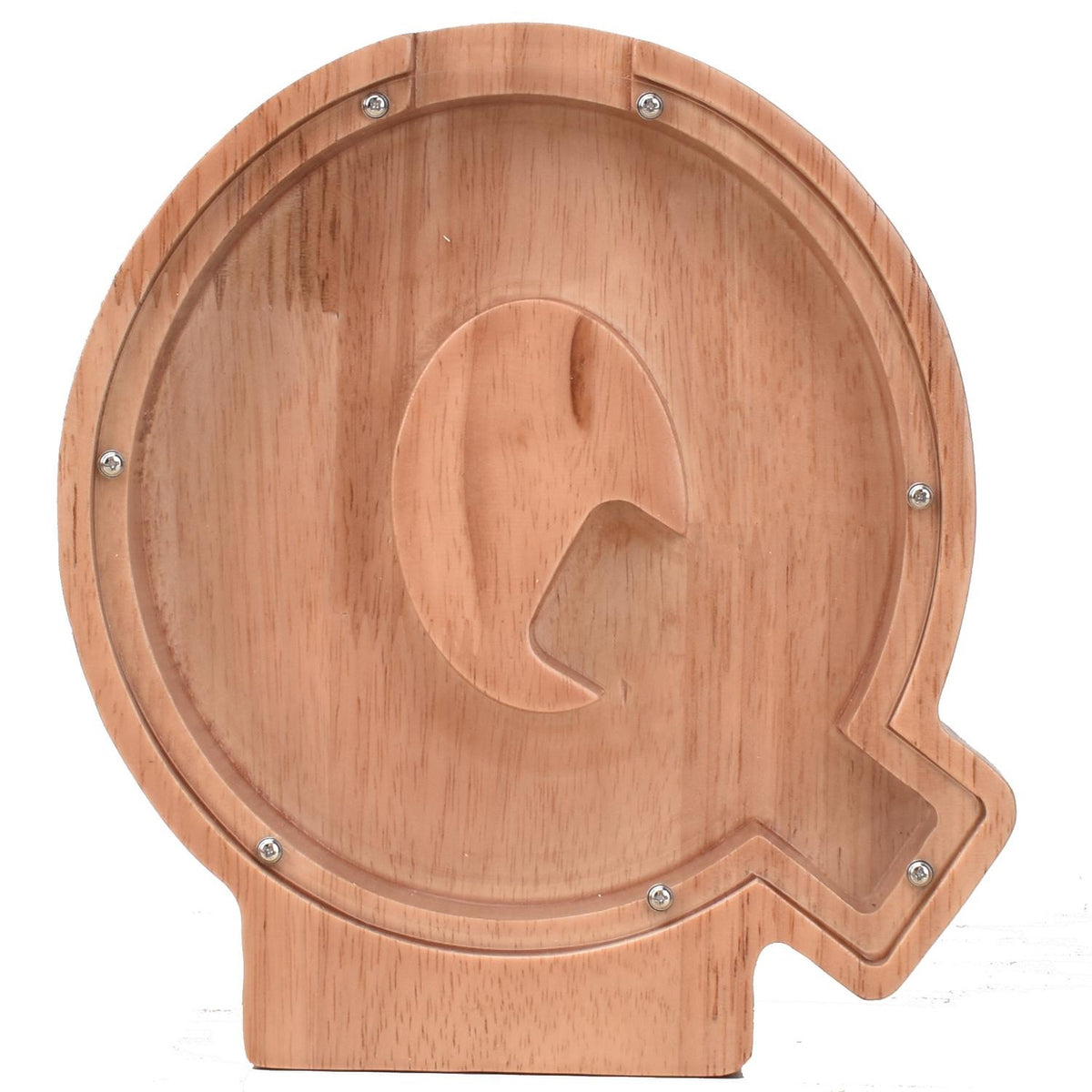 Creative Piggy Bank Nordic Style Wooden Letter Piggy Bank Thickness 4.5cm