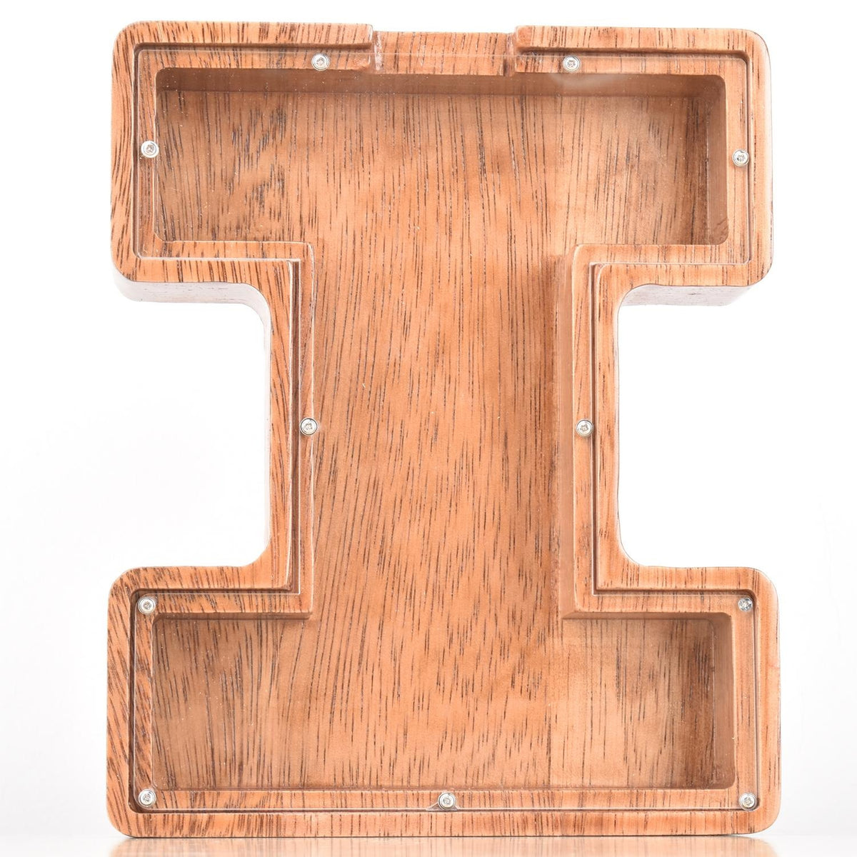 Creative Piggy Bank Nordic Style Wooden Letter Piggy Bank 19*18*3cm