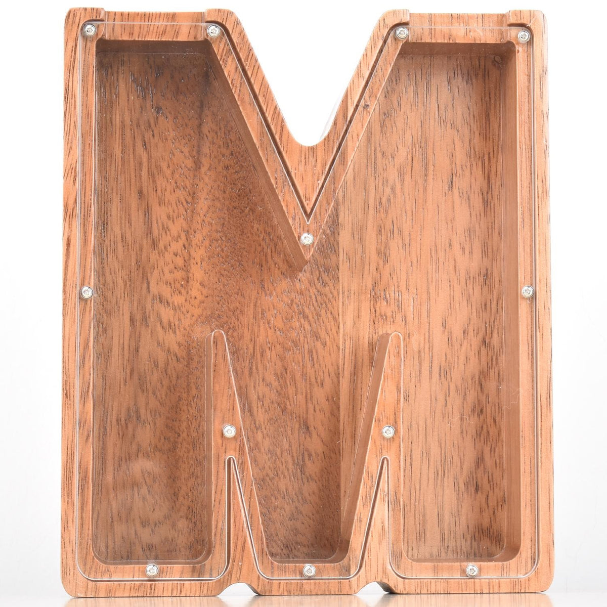Creative Piggy Bank Nordic Style Wooden Letter Piggy Bank 19*18*3cm