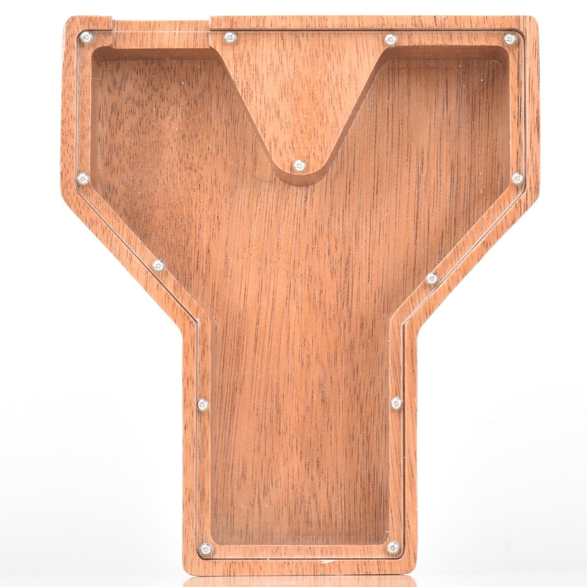 Creative Piggy Bank Nordic Style Wooden Letter Piggy Bank 19*18*3cm