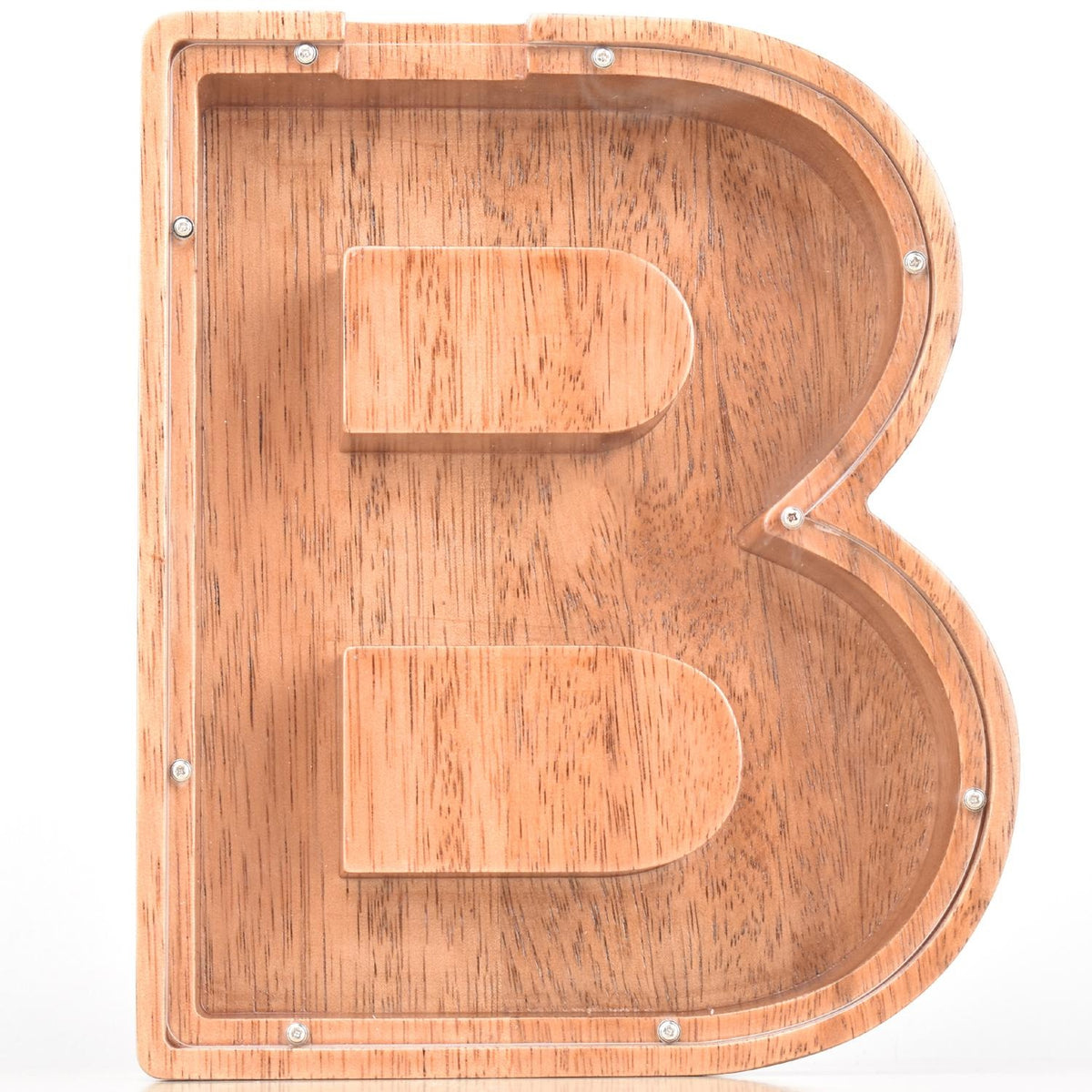 Creative Piggy Bank Nordic Style Wooden Letter Piggy Bank 19*18*3cm