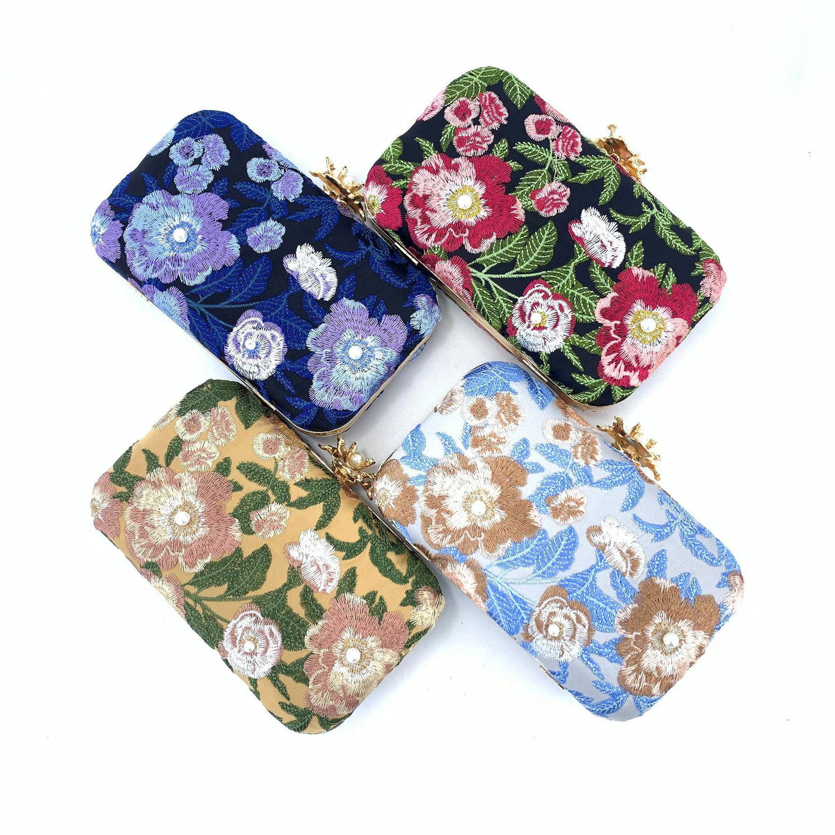 Embroidered handmade beaded Evening Bag Retro Pearl Banquet Evening Bag for women