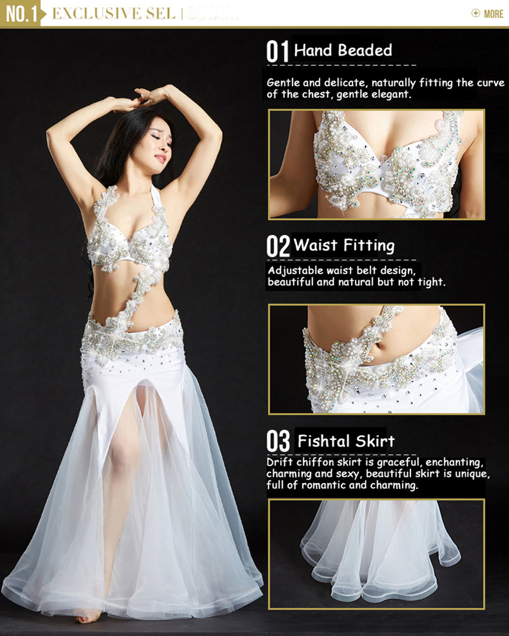 Sexy Elegant Fashion Belly Dance Dress Costumes Halloween Costumes Party Costumes Night Shop Costumes