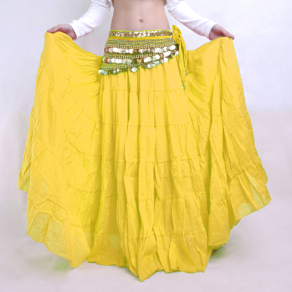 Super Big Swing 8 Meters Flax Tribal Skirt, Belly dance, Gypsy Skirt, Bohemia skirt