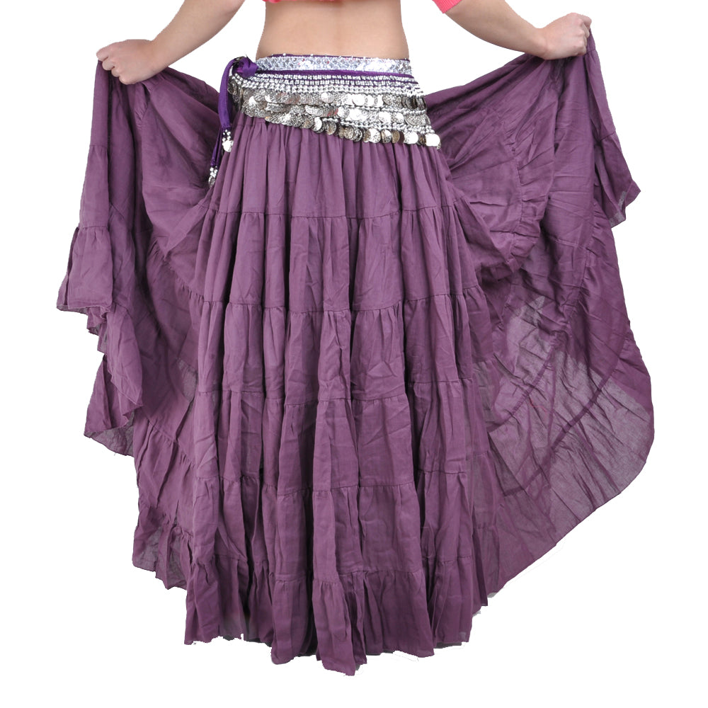 Super Big Swing 8 Meters Flax Tribal Skirt, Belly dance, Gypsy Skirt, Bohemia skirt