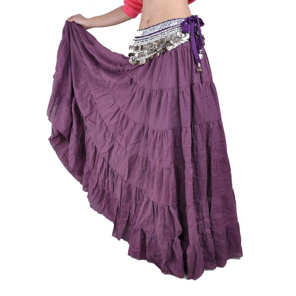 Super Big Swing 8 Meters Flax Tribal Skirt, Belly dance, Gypsy Skirt, Bohemia skirt