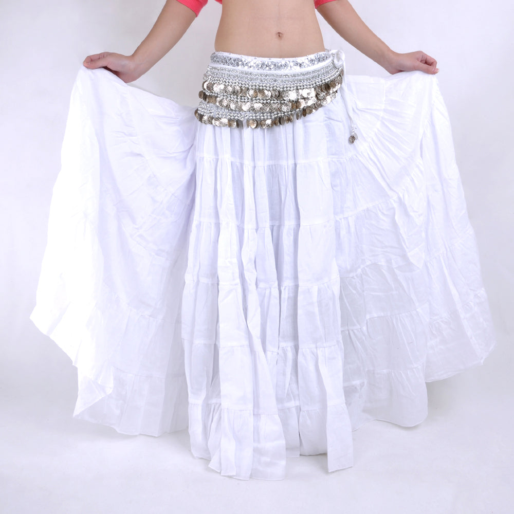 Super Big Swing 8 Meters Flax Tribal Skirt, Belly dance, Gypsy Skirt, Bohemia skirt