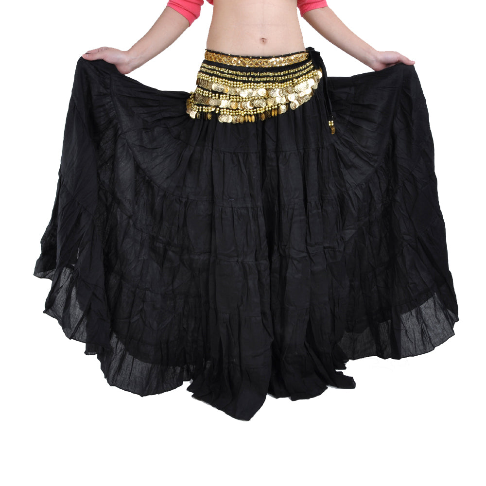Super Big Swing 8 Meters Flax Tribal Skirt, Belly dance, Gypsy Skirt, Bohemia skirt