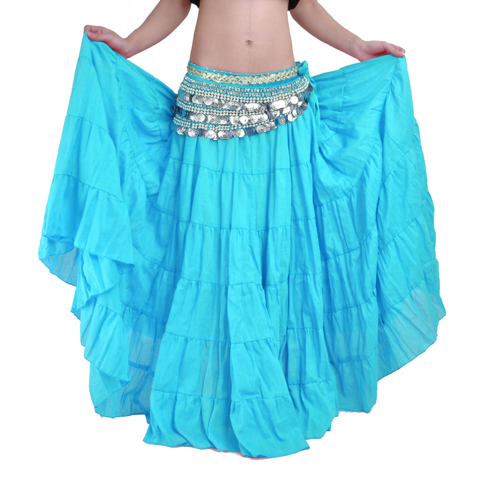 Super Big Swing 8 Meters Flax Tribal Skirt, Belly dance, Gypsy Skirt, Bohemia skirt