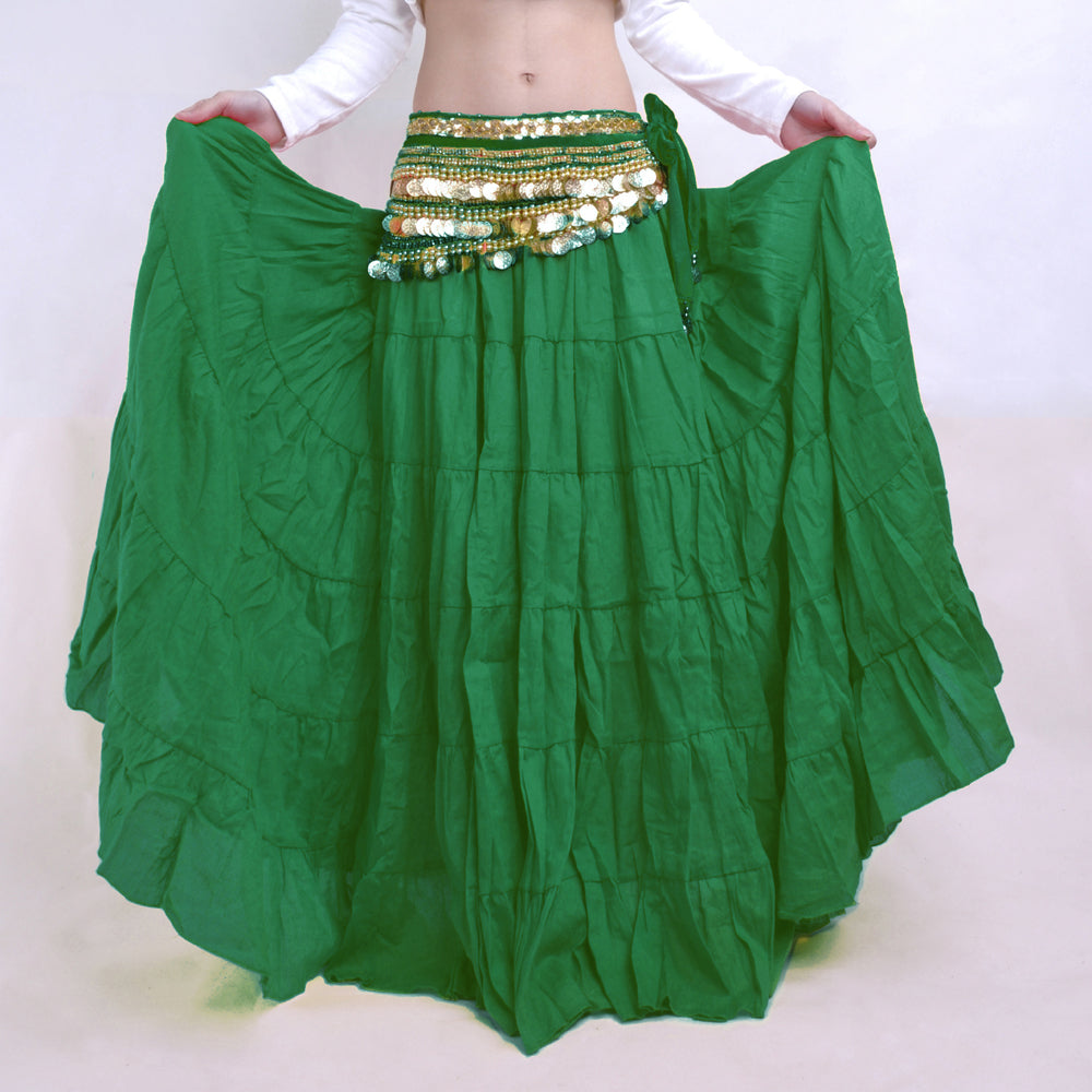 Super Big Swing 8 Meters Flax Tribal Skirt, Belly dance, Gypsy Skirt, Bohemia skirt