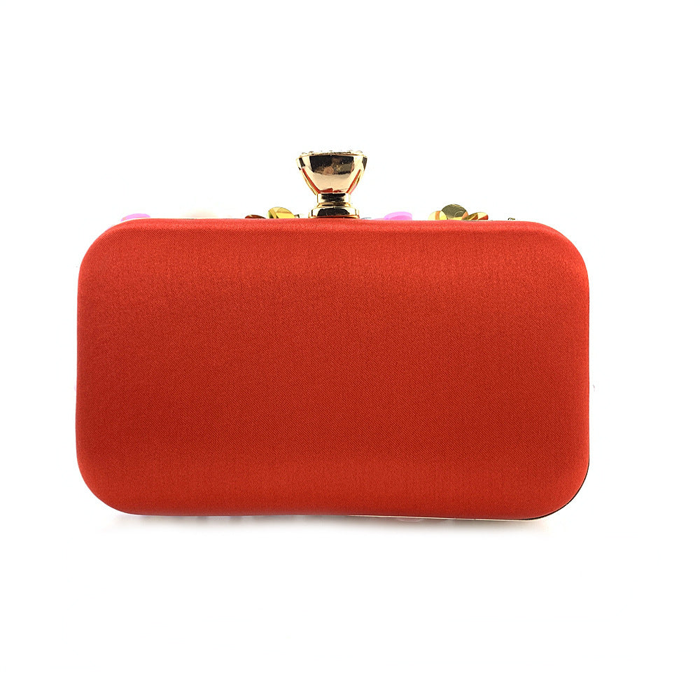 Fashion Evening Bags Handmade Flower Beaded Bags Banquet Wedding Party Bags Women Evening Clutch Women Purse