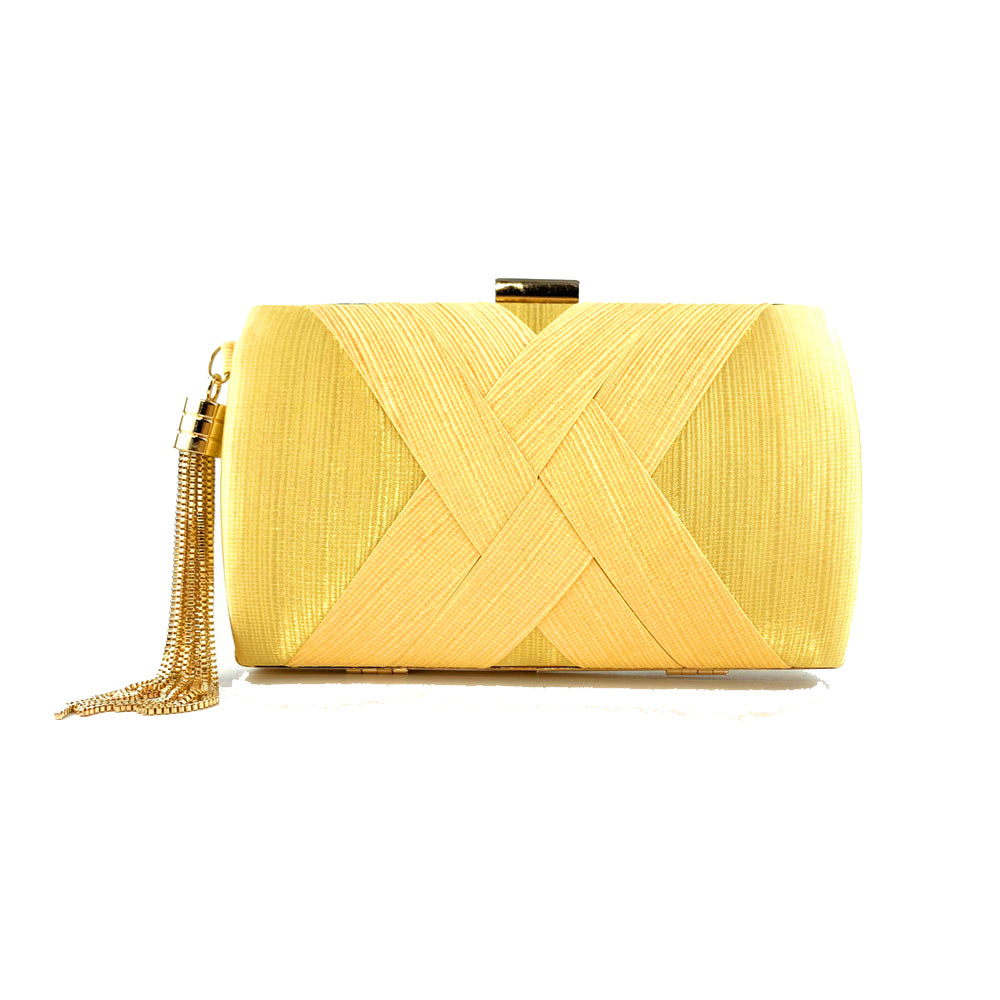 Handheld Women's Evening Clutch Bags Silk Satin Party Handbags Bridal Wedding Purses with Tassel Pendant Evening Clutch Bags