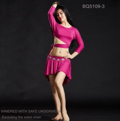 Professional And Sexy 8 Colors Polyester Belly Dance Dress Belly Dancing Costumes Oriental Belly Dance Costumes