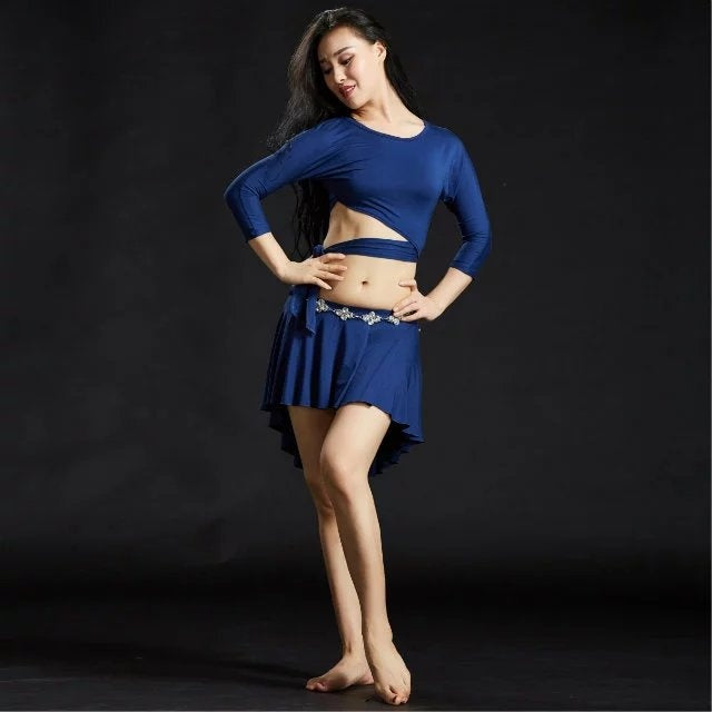 Professional And Sexy 8 Colors Polyester Belly Dance Dress Belly Dancing Costumes Oriental Belly Dance Costumes