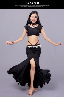 5 Colors Polyester Morden Dance Dress Belly Dance costumes Belly Dance Dress