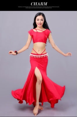 5 Colors Polyester Morden Dance Dress Belly Dance costumes Belly Dance Dress