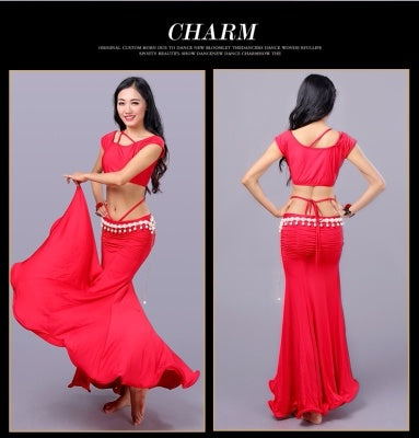 5 Colors Polyester Morden Dance Dress Belly Dance costumes Belly Dance Dress