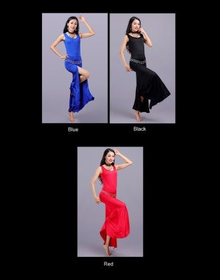 3 Color Milk Silk and Net ClothBelly Dance Costumes, Bellydance Dress, Bellydance Skirt, Dress For Women