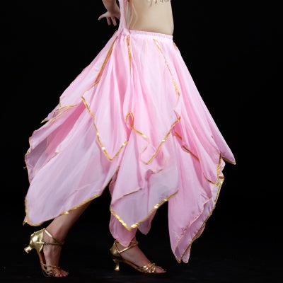 Professional And Sexy 9 Color 16 Leaves Skirt, Belly Dance Skirt, Chiffon Skirt, Performance Skirt, Tribal Skirt, Flax Dance skirt