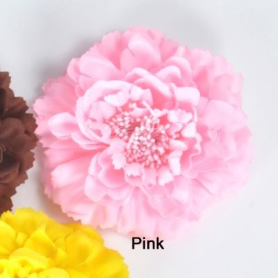 2023 14 Colors Girl Womenw Terylene Peony Flowers Lined Hair Bows Clips Barrettes for Teens Girls Women