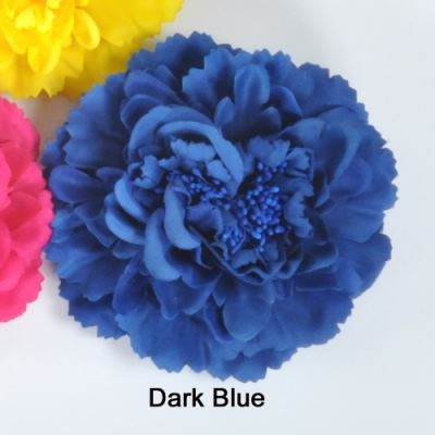 2023 14 Colors Girl Womenw Terylene Peony Flowers Lined Hair Bows Clips Barrettes for Teens Girls Women
