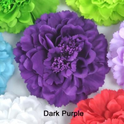 2023 14 Colors Girl Womenw Terylene Peony Flowers Lined Hair Bows Clips Barrettes for Teens Girls Women