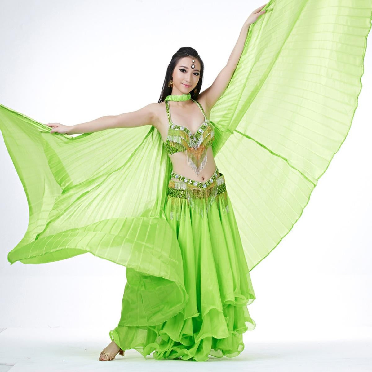 360 Degree Belly Dance Silk Wings Isis Wings Isis Wings, Golden wings, Silver Wings, Wings Props, Belly Dancing Wings