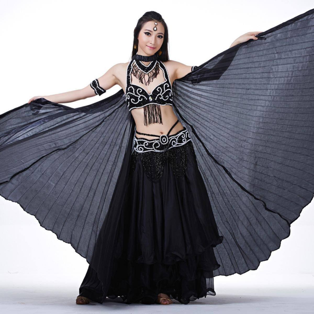 360 Degree Belly Dance Silk Wings Isis Wings Isis Wings, Golden wings, Silver Wings, Wings Props, Belly Dancing Wings