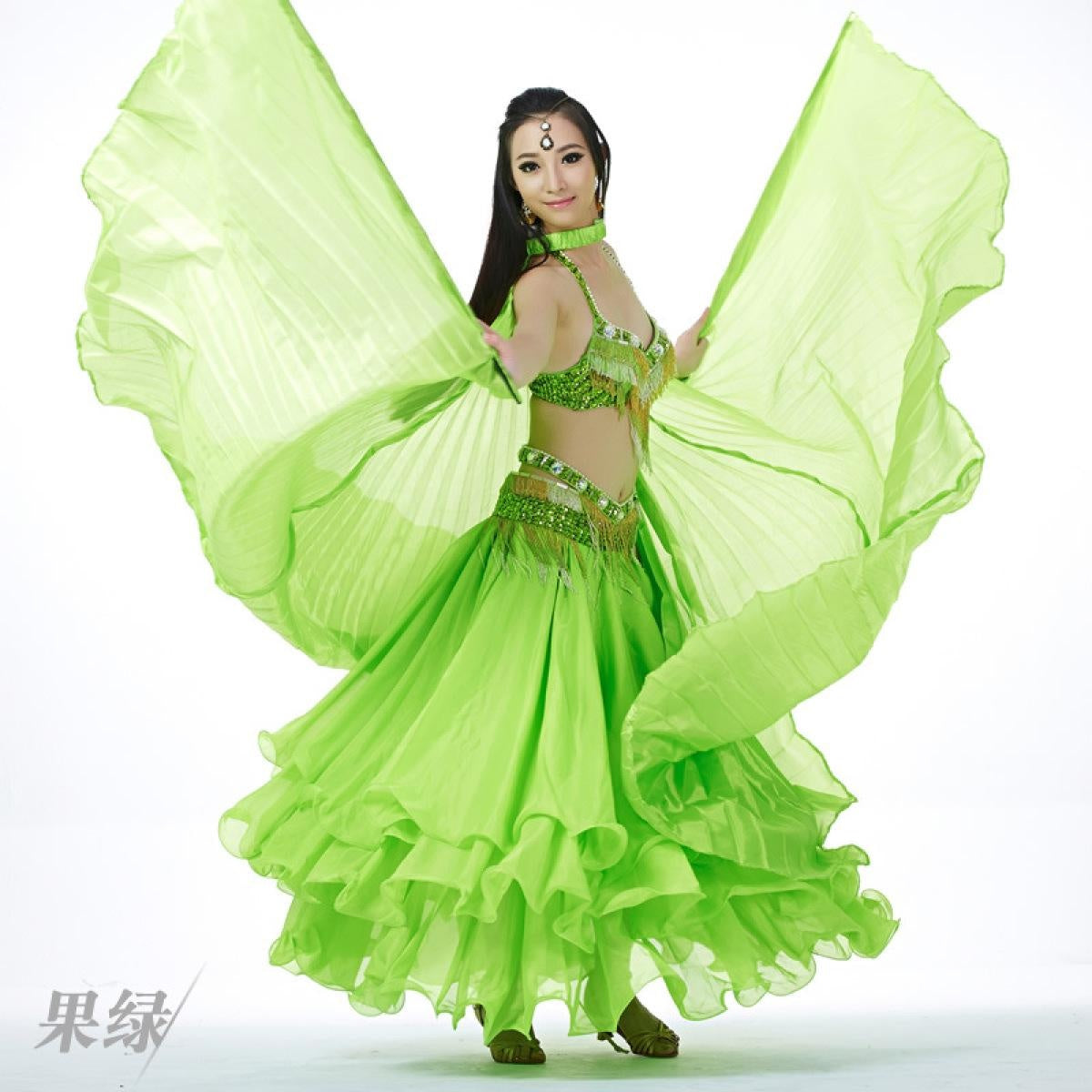 360 Degree Belly Dance Silk Wings Isis Wings Isis Wings, Golden wings, Silver Wings, Wings Props, Belly Dancing Wings