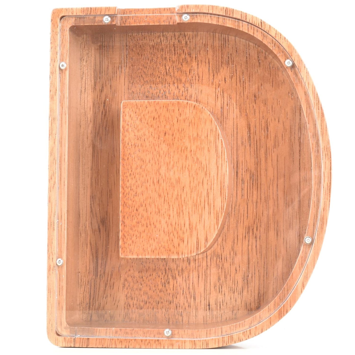 Creative Piggy Bank Nordic Style Wooden Letter Piggy Bank Thickness 4.5cm