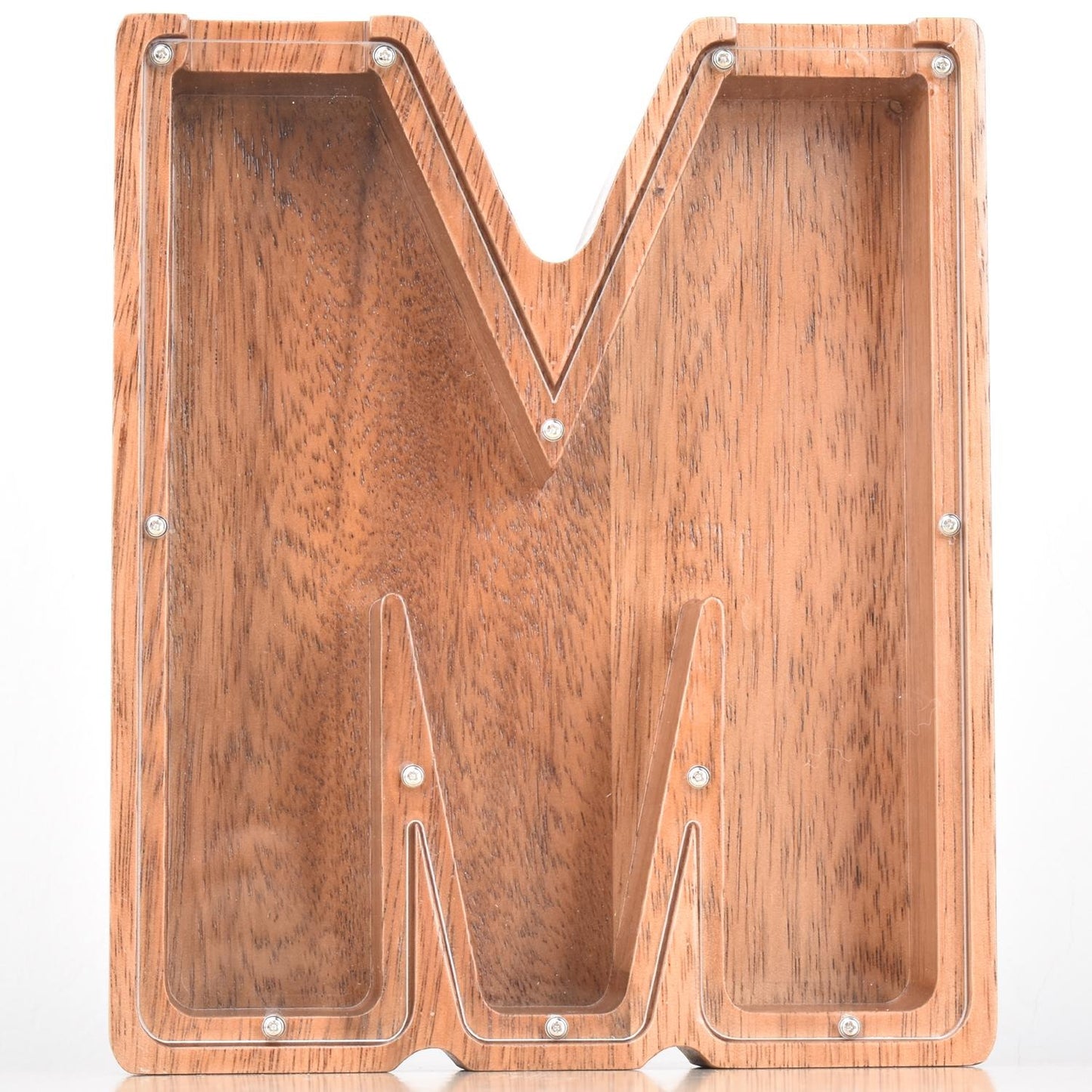 Creative Piggy Bank Nordic Style Wooden Letter Piggy Bank Thickness 4.5cm