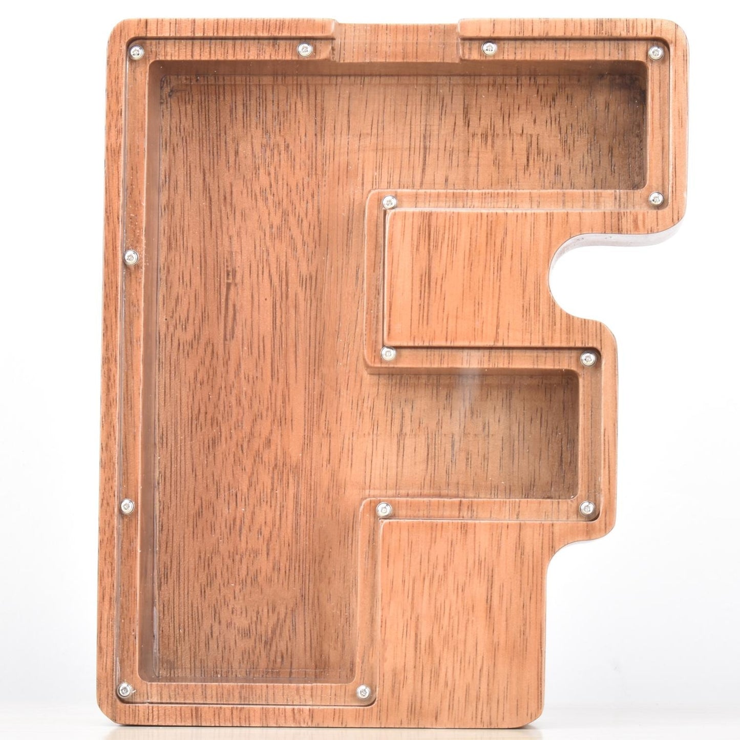 Creative Piggy Bank Nordic Style Wooden Letter Piggy Bank 19*18*3cm