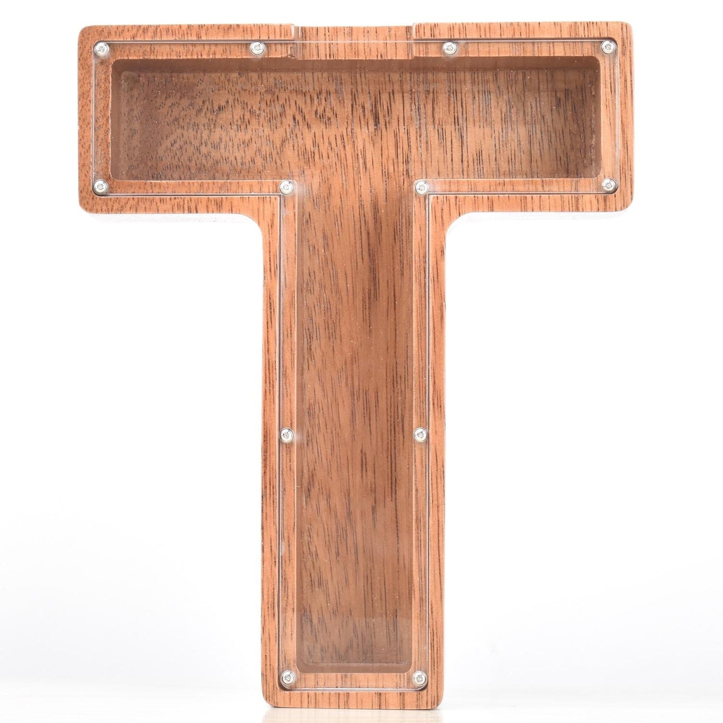 Creative Piggy Bank Nordic Style Wooden Letter Piggy Bank 19*18*3cm