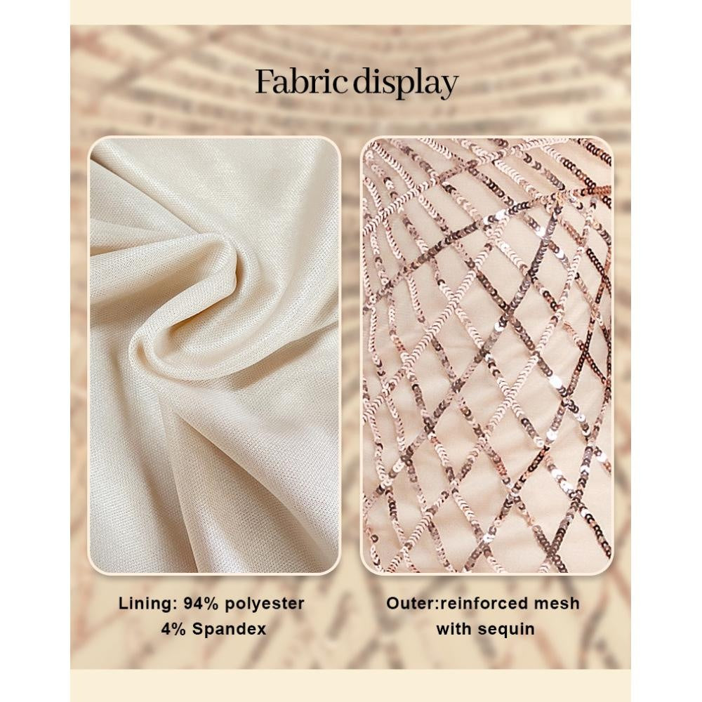 Sequin Retro Dress Wedding Dress Nightclub Evening Dress Embroidered Dress Prom Dress