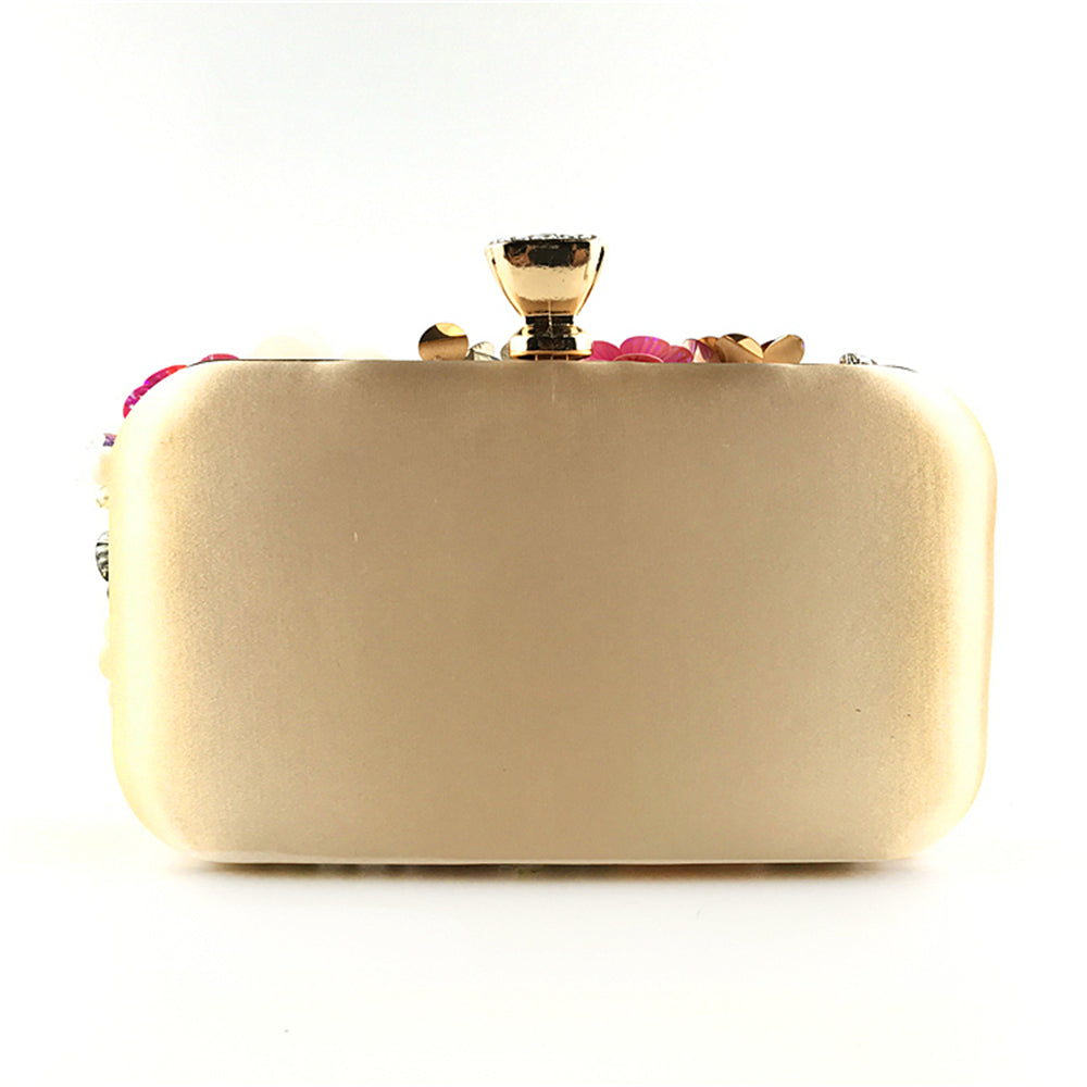 Fashion Evening Bags Handmade Flower Beaded Bags Banquet Wedding Party Bags Women Evening Clutch Women Purse