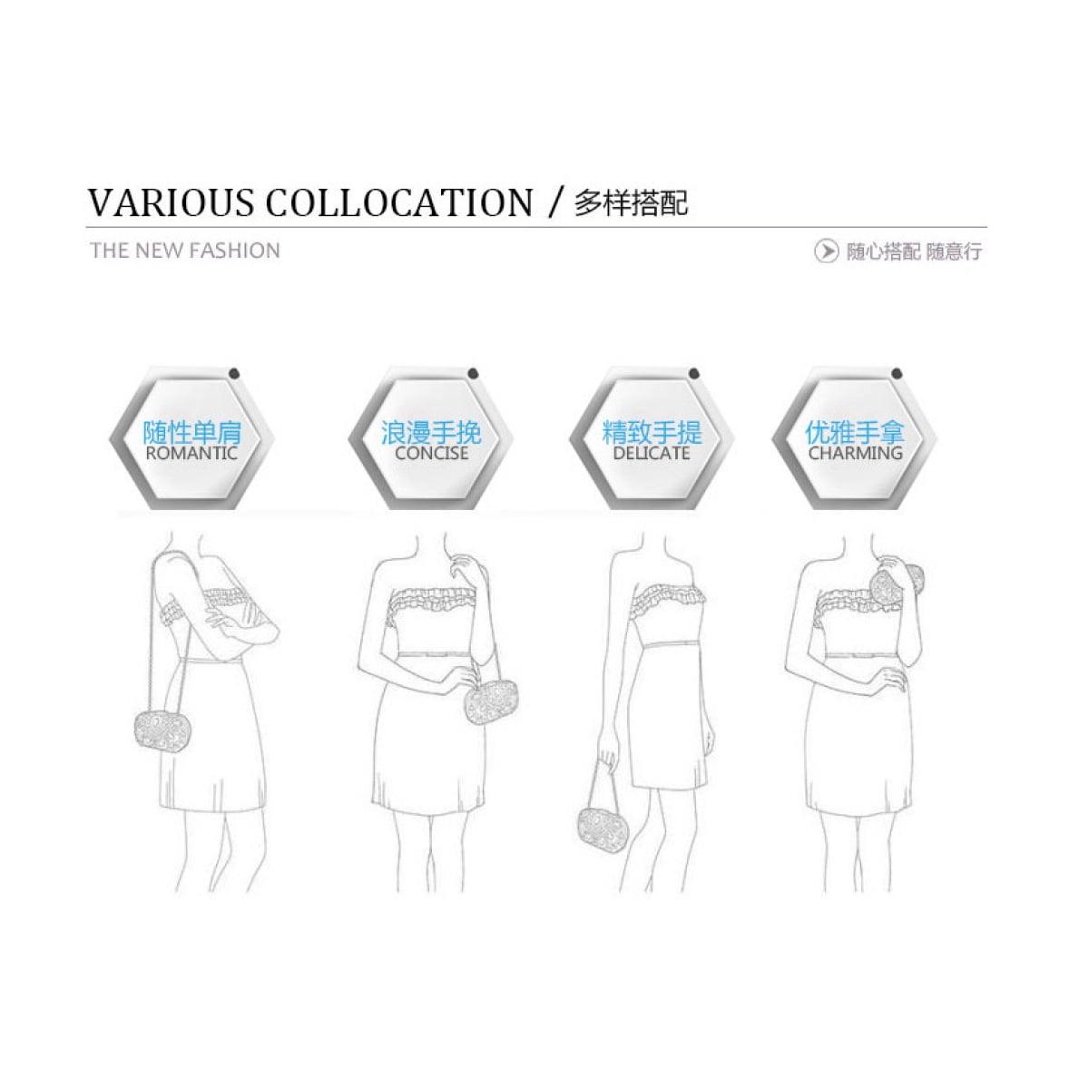 Embroidered handmade beaded Evening Bag Retro Pearl Banquet Evening Bag for women