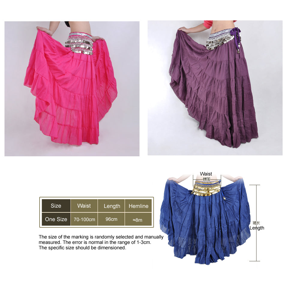 Super Big Swing 8 Meters Flax Tribal Skirt, Belly dance, Gypsy Skirt, Bohemia skirt