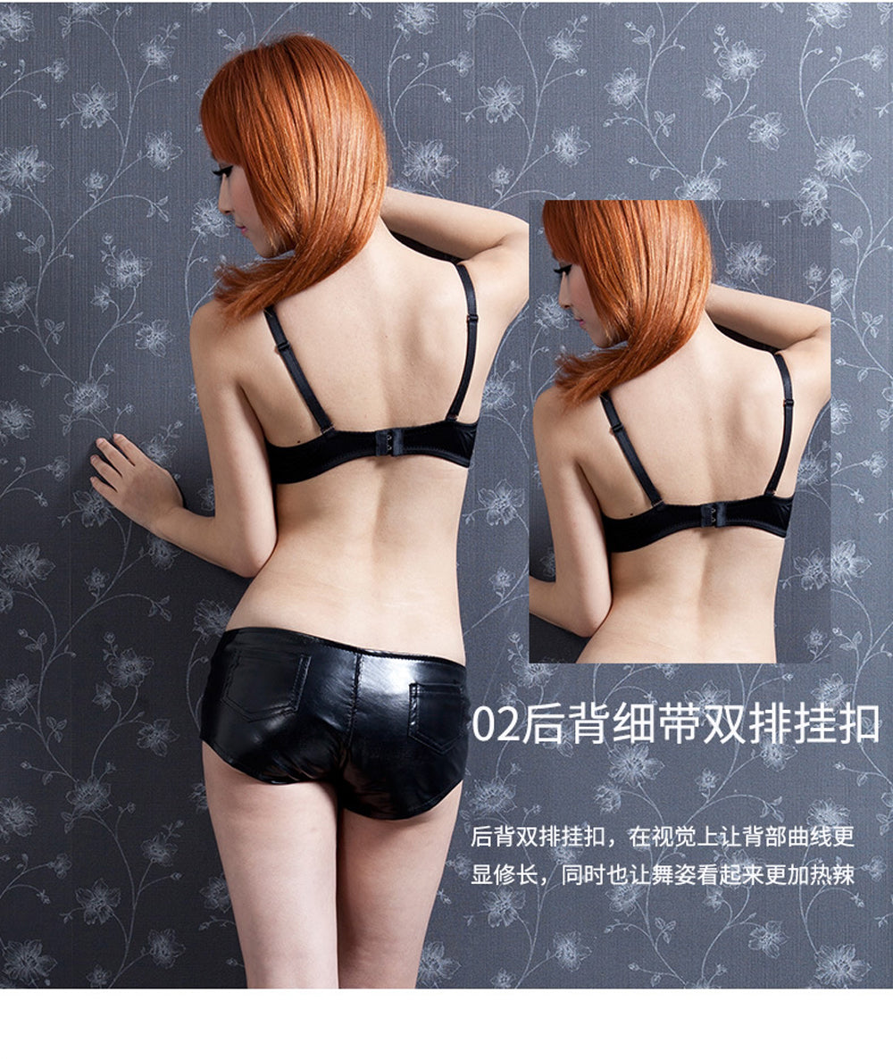 Danceshower Metallic Spike Punk Goth Bra Clubwear DS Bra Belly Dance Top