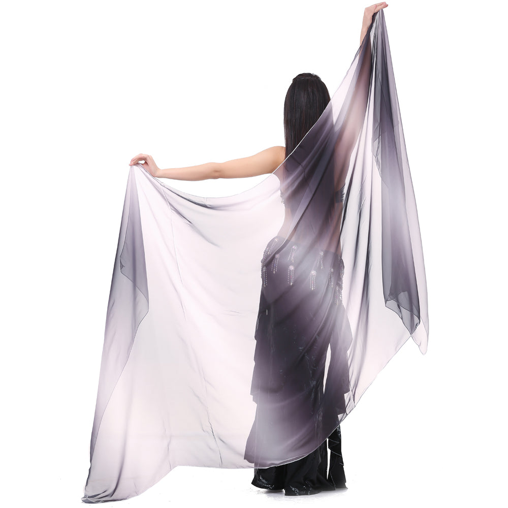 Lightweight Imitated Silk Stunning Handmade Hand Scarf Belly Dance Scarf Belly Dance Veil