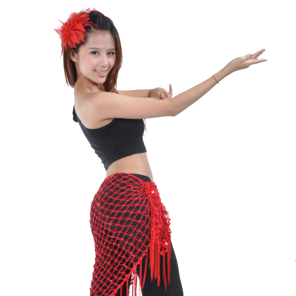 Light Weight Hand Made Chiffon Stage Scarf Belly Dance Veil Shawls Hip Scarf Waist Belts