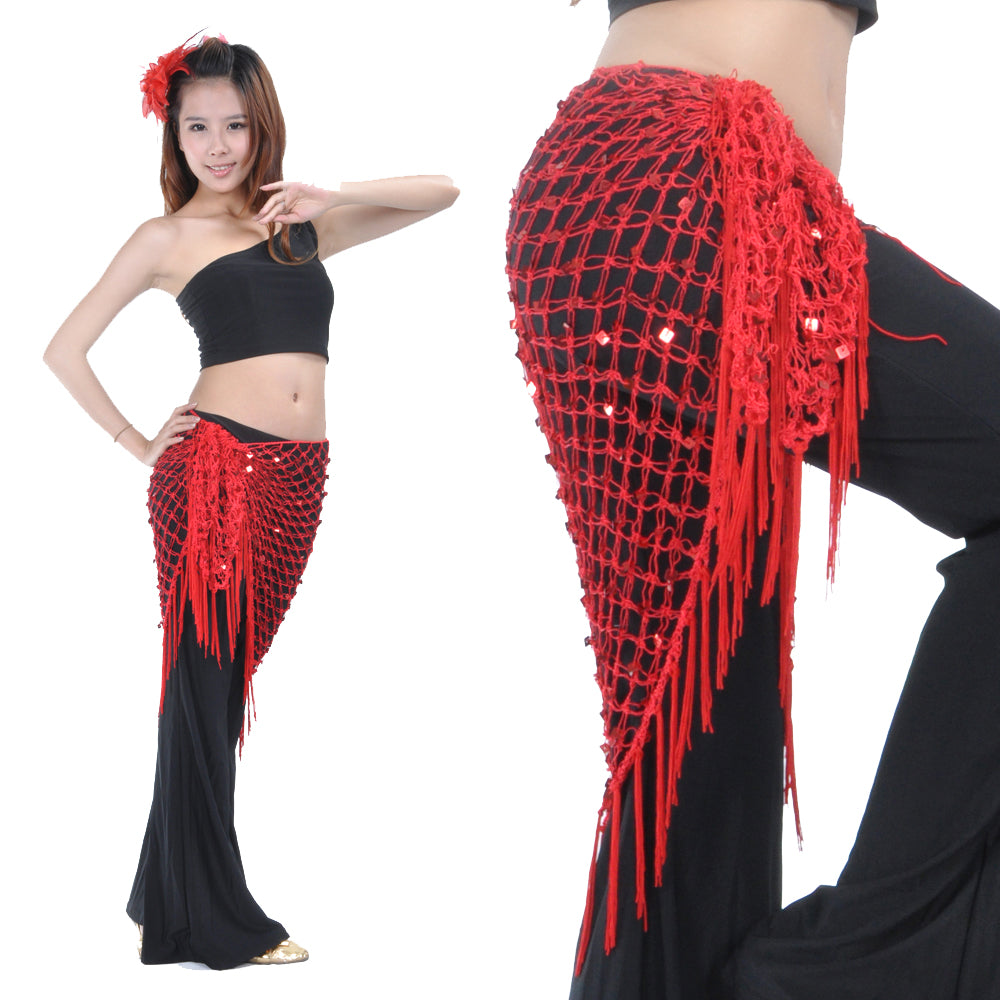 Light Weight Hand Made Chiffon Stage Scarf Belly Dance Veil Shawls Hip Scarf Waist Belts