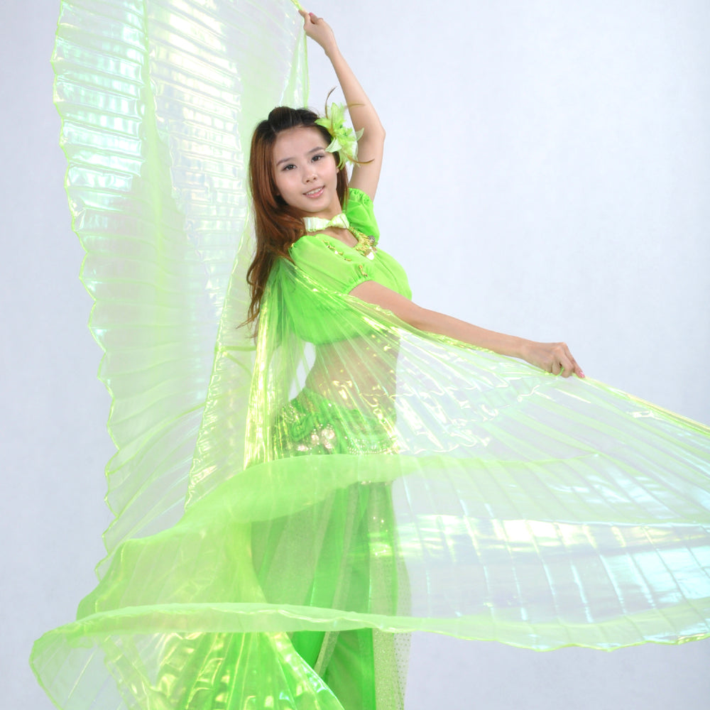 Belly Dance Costume Isis Wings, Dance Wings Angel Wings for Halloween Carnival Performance with Sticks