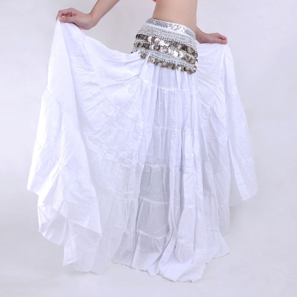 Super Big Swing 8 Meters Flax Tribal Skirt, Belly dance, Gypsy Skirt, Bohemia skirt