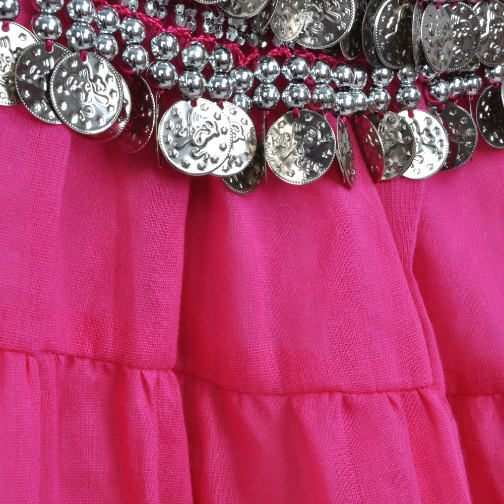 Super Big Swing 8 Meters Flax Tribal Skirt, Belly dance, Gypsy Skirt, Bohemia skirt