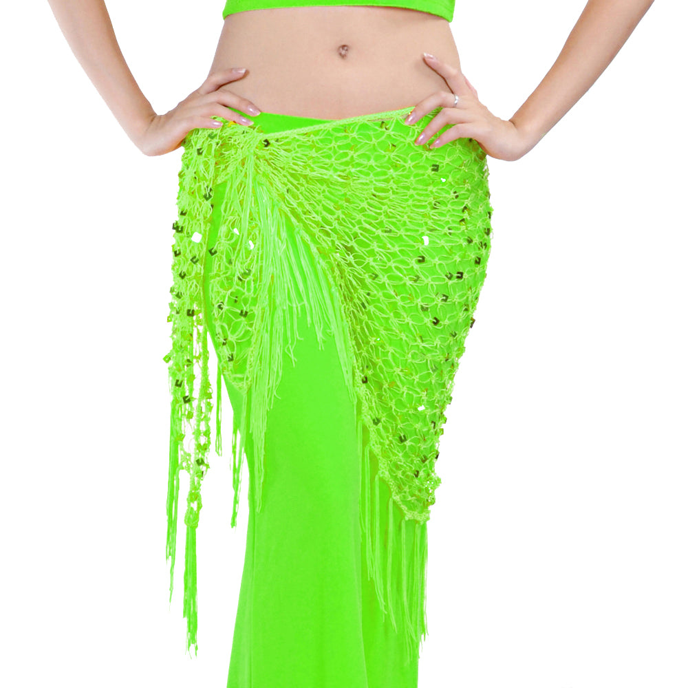 Light Weight Hand Made Chiffon Stage Scarf Belly Dance Veil Shawls Hip Scarf Waist Belts