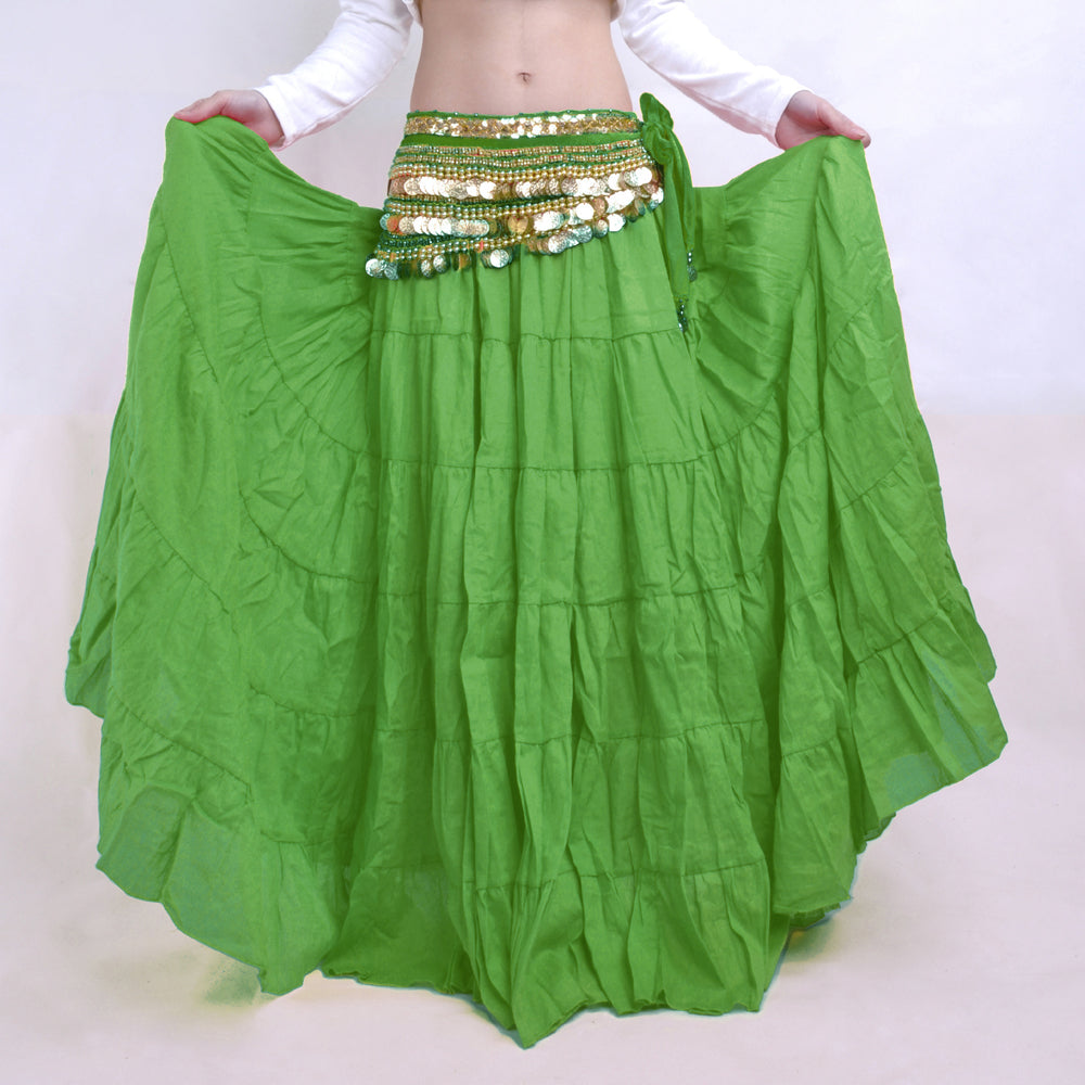 Super Big Swing 8 Meters Flax Tribal Skirt, Belly dance, Gypsy Skirt, Bohemia skirt